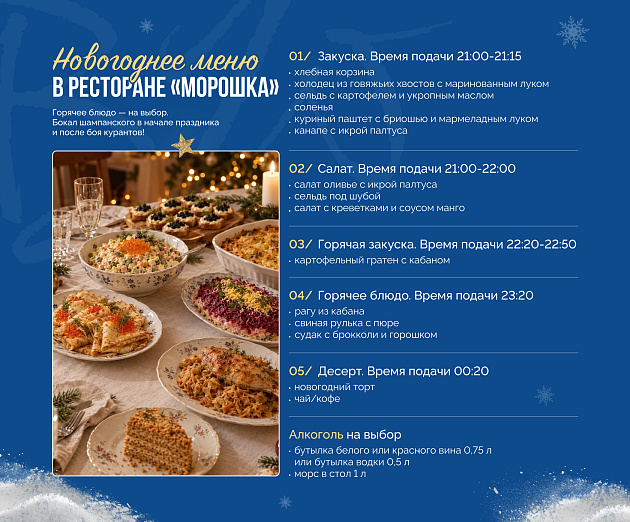 Продолжительность программы 21:00-03:00