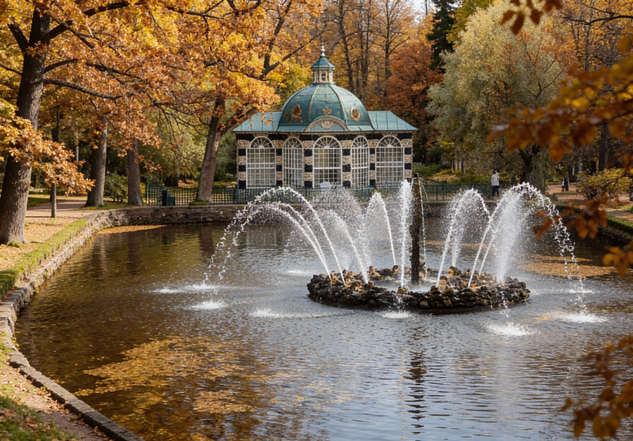 Фонтанный комплекс Петергофа: сколько фонтанов и как они работают